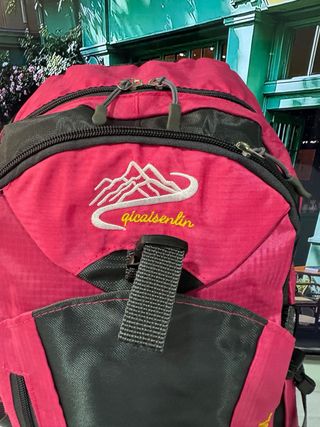 Mochila 40L Senderismo Gym Rosa