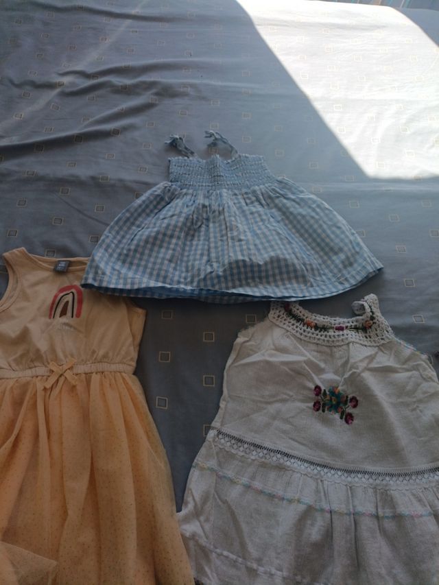 Lote 4 vestidos verano niña 3/4 años