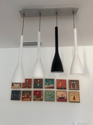 Lámpara colgante moderna comedor