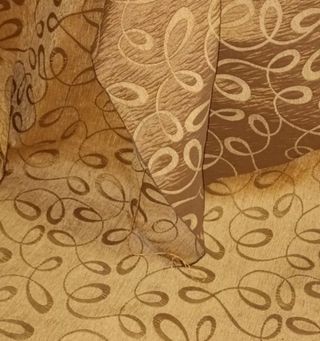 Tessuto vellutato bronzo-oro 660x140cm