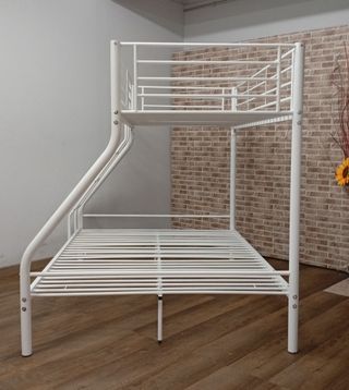 Litera matrimonial, 3 personas, Blanca. EN OFERTA!