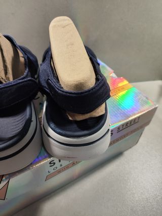 Sandalias Skechers Talla 40 Azul/plateado