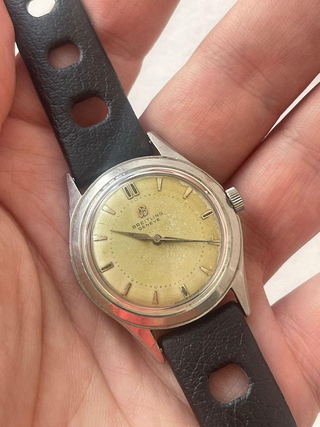 Reloj Breitling Geneve Militar Acero