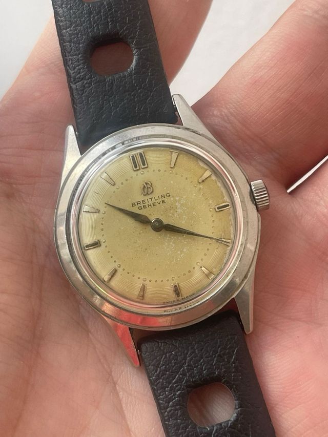 Reloj Breitling Geneve Militar Acero