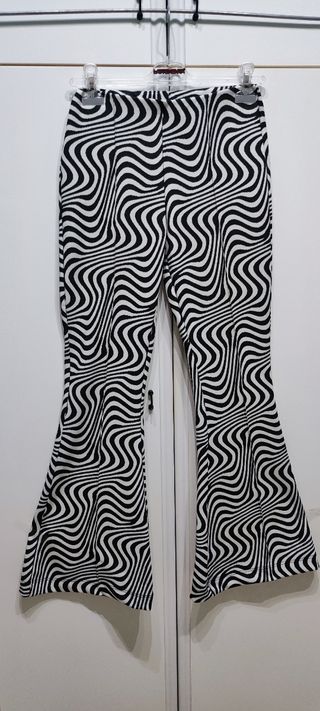 Pantaloni a zampa donna taglia M