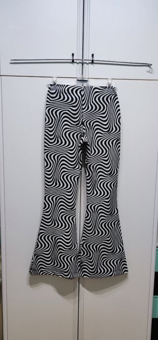 Pantaloni a zampa donna taglia M