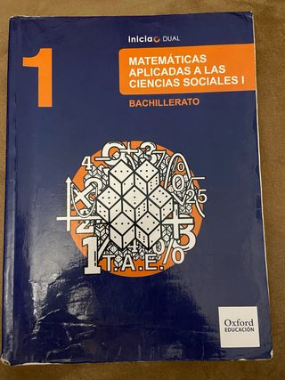 Libro Matemáticas aplicadas a CC. Sociales 1 bach