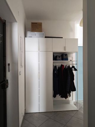 Armadio IKEA PLATSA appendiabiti bianco