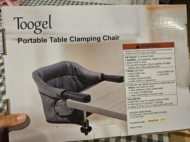 Trona portátil para bebé