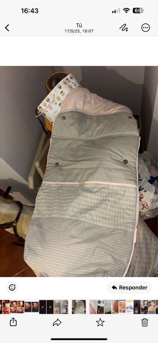Funda para carrito de bebé niña