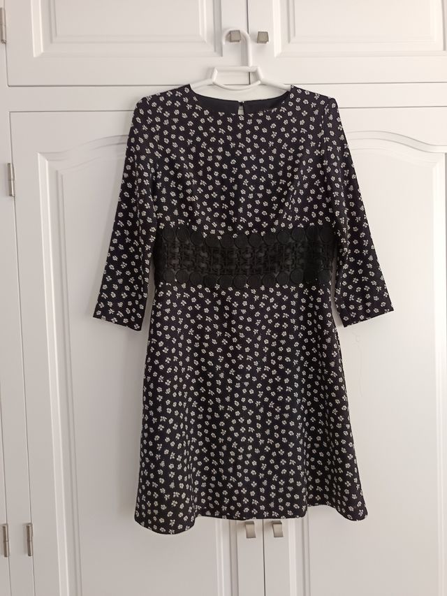 Vestido de entretiempo elástico