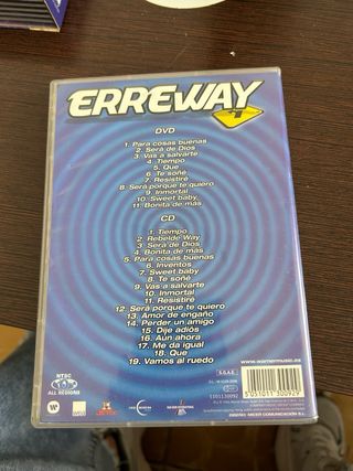 CD+DVD Erreway El Disco de Rebelde Way Firmado