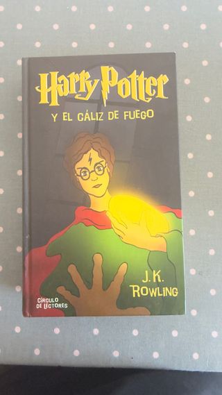 Libro Harry Potter y el Cáliz de Fuego