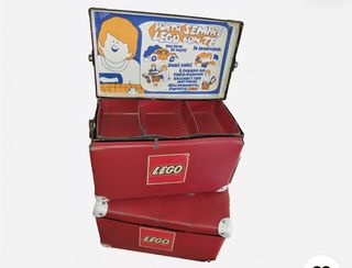 LEGO vintage valigette treni e pezzi 5 kg.