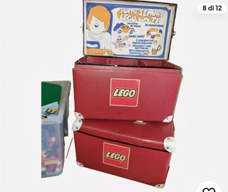 LEGO vintage valigette treni e pezzi 5 kg.