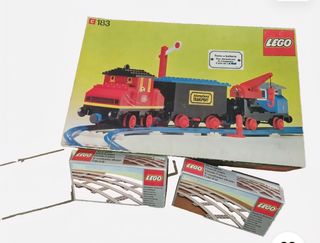 LEGO vintage valigette treni e pezzi 5 kg.