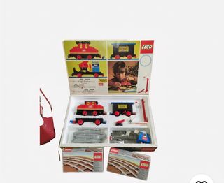 LEGO vintage valigette treni e pezzi 5 kg.