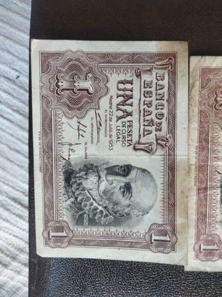 Billete 1 peseta 1953 Banco de España