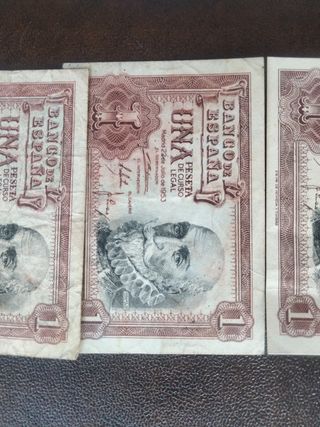 Billete 1 peseta 1953 Banco de España