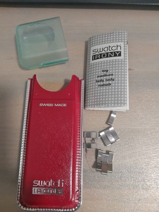 Caja Swatch Irony Roja