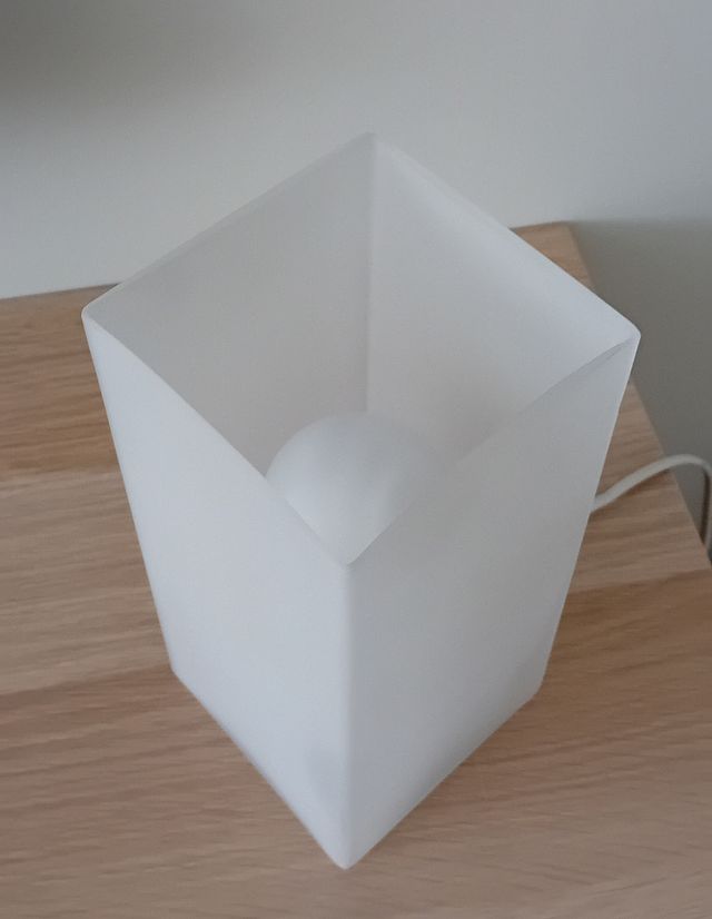 Lámpara de cristal al ácido