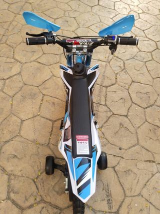 Moto Eléctrica Infantil NEON Azul