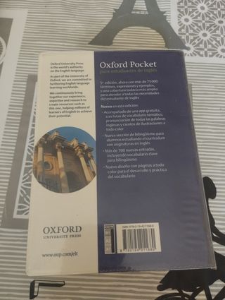 Diccionario Oxford Pocket para estudiantes de i...