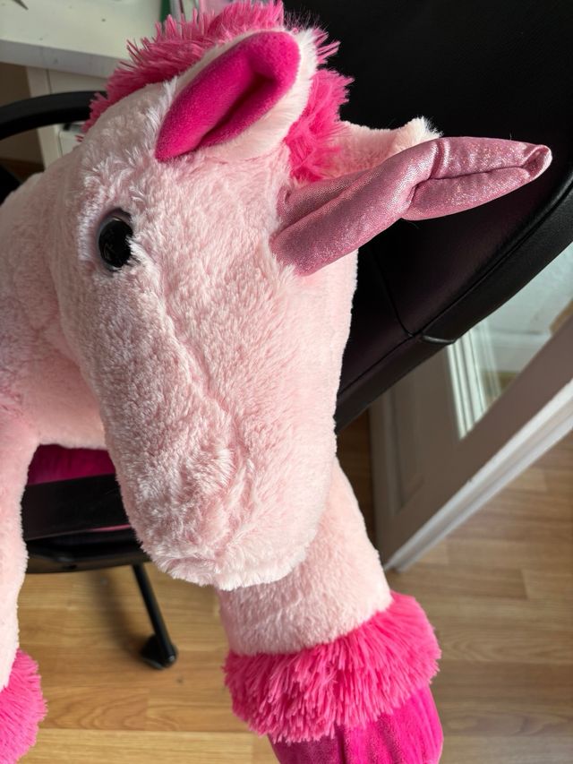 Peluche Unicornio Grande Rosa