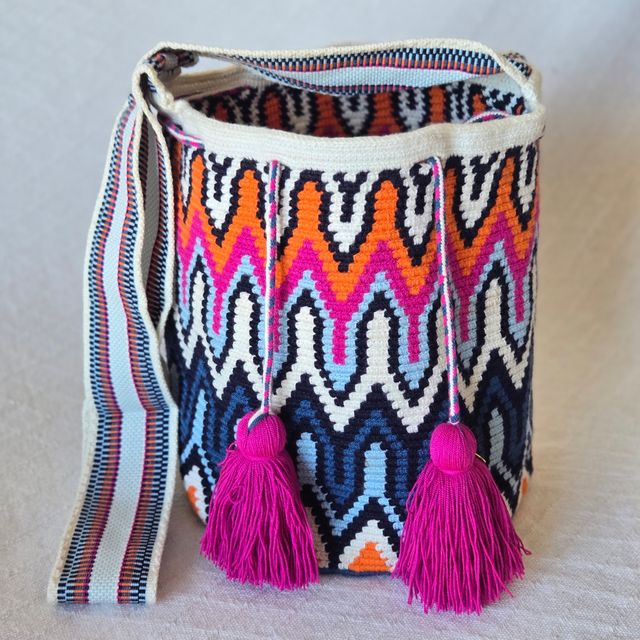 Mochila Wayuu Lombia Multicolor