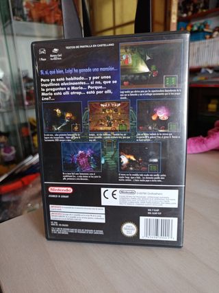 Luigi's Mansion Gamecube Caja
