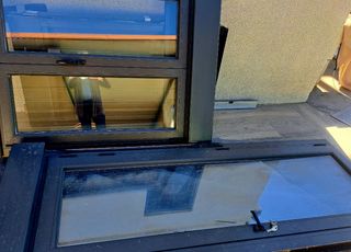 Ventana de aluminio y cristal cn persian