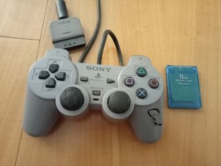 Mando PS1 + Tarjeta Memoria 8MB