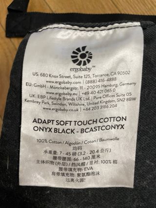 Mochila Portabebé Ergobaby Adapt Negra
