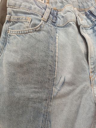 Pantalón vaquero Zara 2 tonos Talla S/36