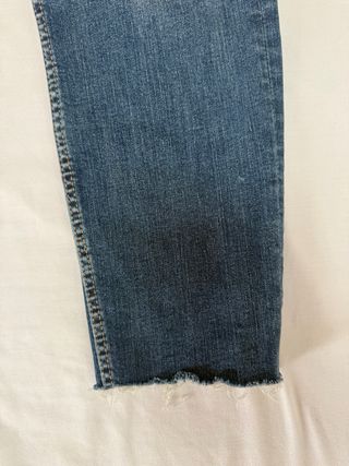 Vaqueros Zara Pitillo Elástico Azul