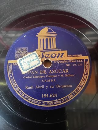 5 Discos gramófono foxtrot, rumba, bolero, corrido