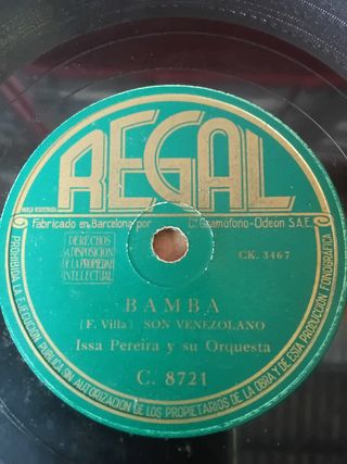 5 Discos gramófono foxtrot, rumba, bolero, corrido