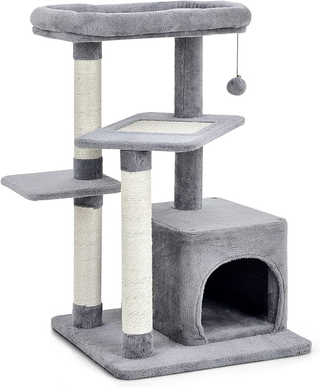 Albero per Gatti a 4 Piani, Torre per Gatti con Ti