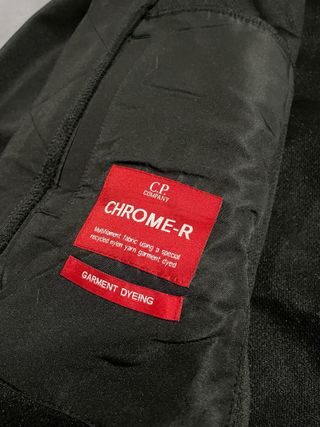 Chaqueta CP Company Negra con Gafas