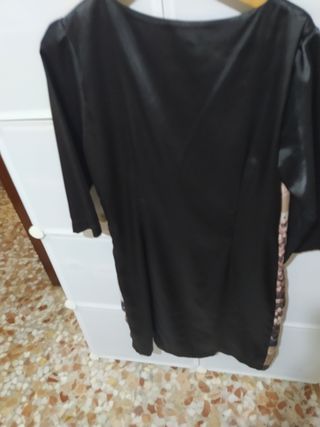 Vestido marrón formal