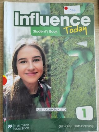 INFLUENCE TODAY 1 Student's book: libro de text...