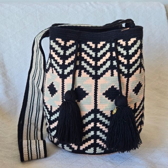 Mochila Wayuu Lombía Multicolor 26cm