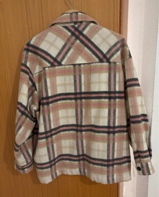 Sobrecamisa Zara cuadros multicolor