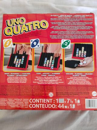 Juego de mesa UNO Quatro