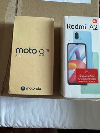 Motorola Moto G 5G negro y redmi a2 los dos 145