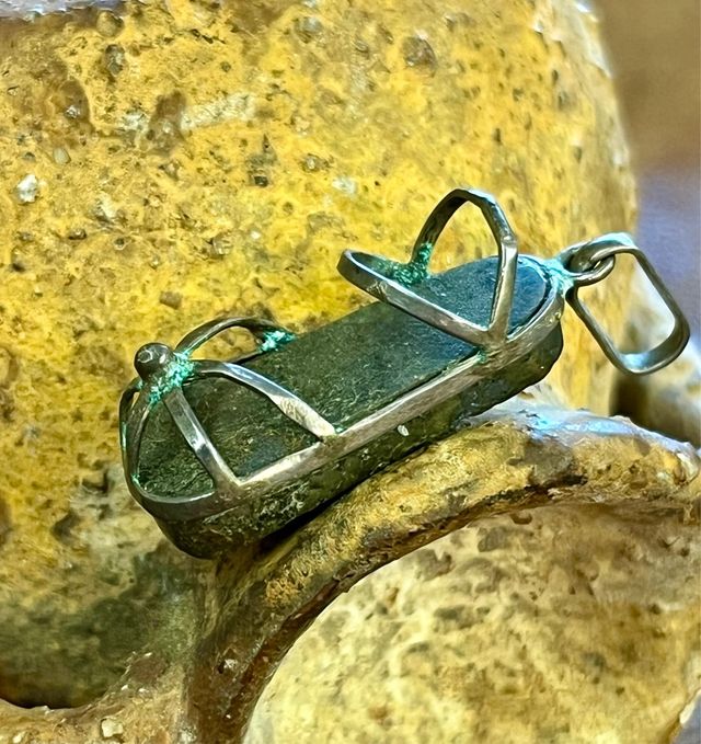 Colgante Plata Diseño Sandalia