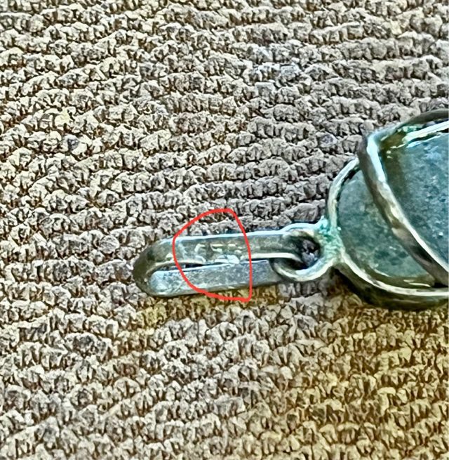 Colgante Plata Diseño Sandalia