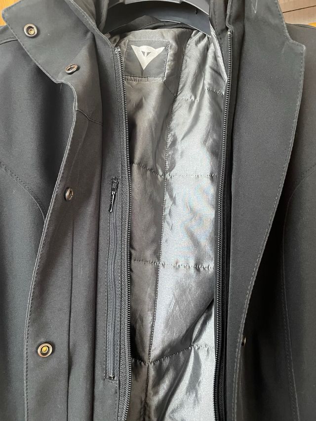 Cazadora Dainese Mujer Moto Negra