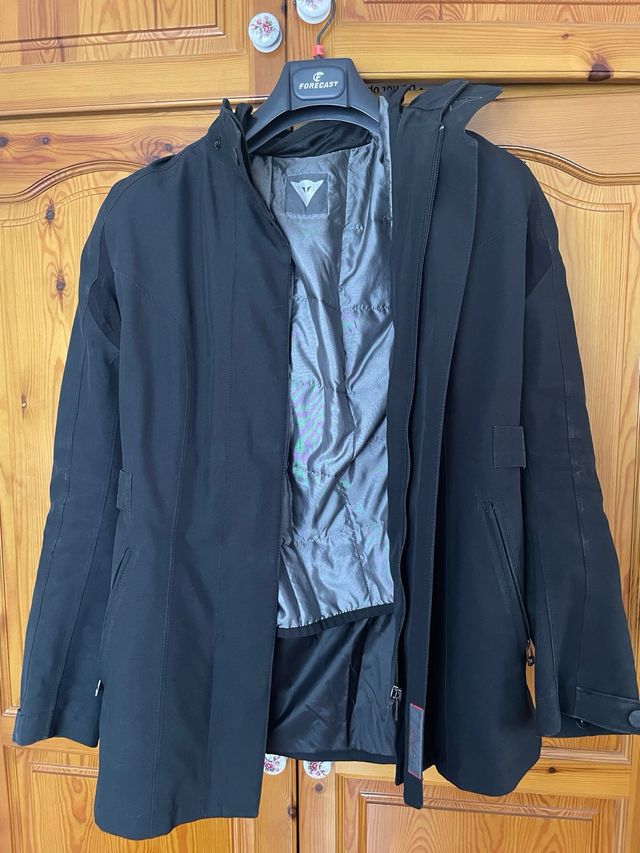 Cazadora Dainese Mujer Moto Negra