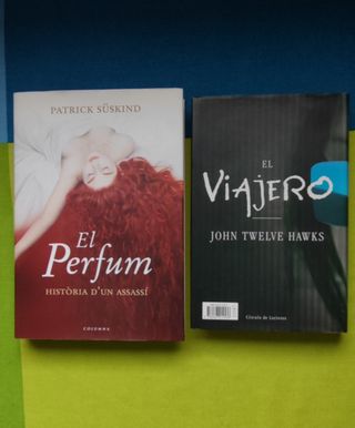 2 Libros el Perfum y el Viajero 